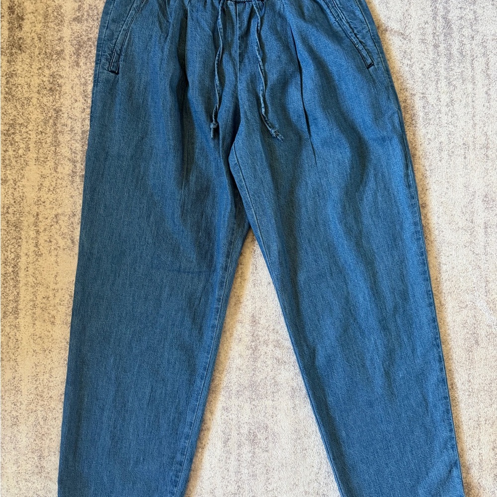 Old Navy Relaxed Drawstring Denim Jeans - Blue
